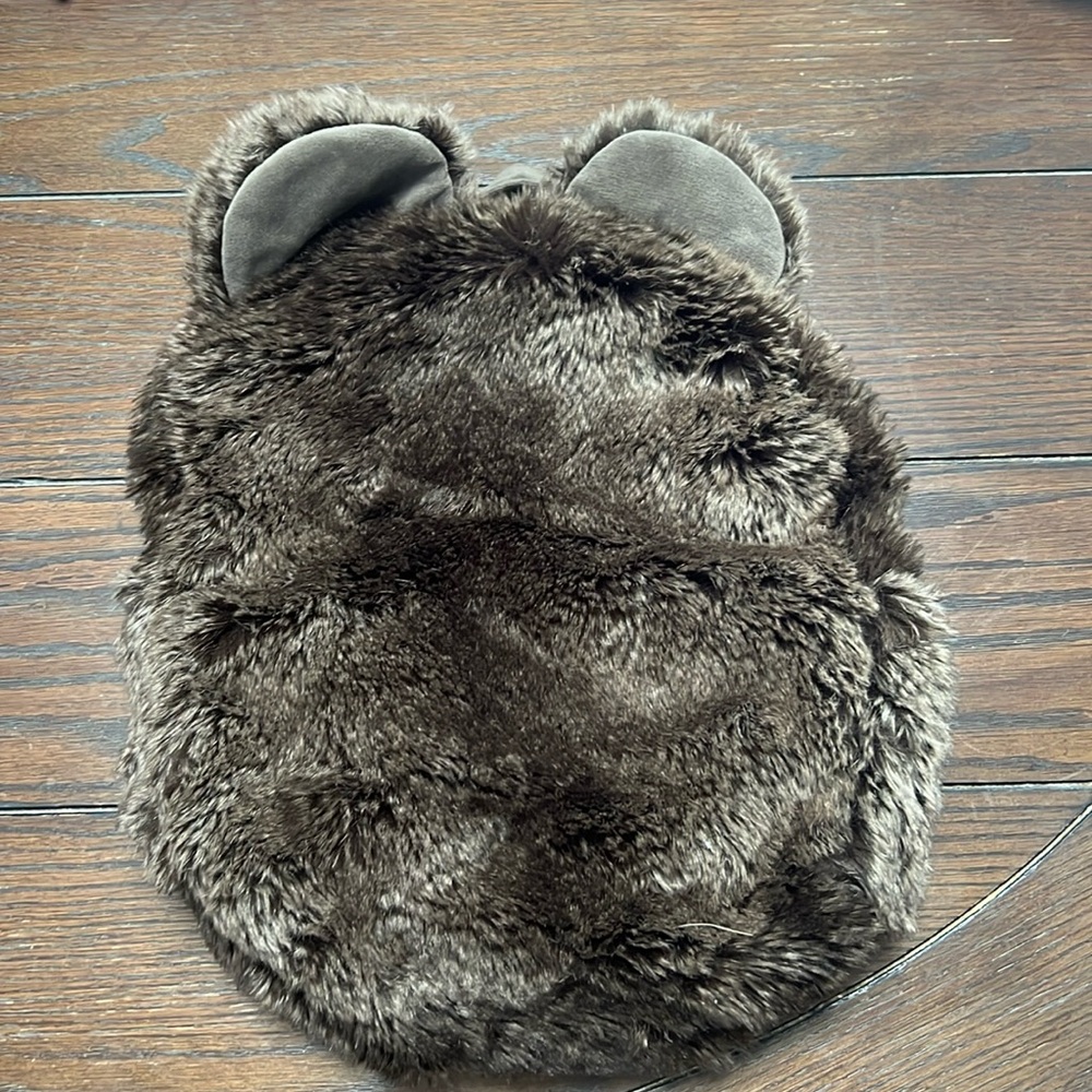 Restoration Hardware baby & child Furry Bear Backpack Brown